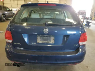 2013 Volkswagen Jetta SportWagen TDI w/Sunroof & Nav with VIN 3VWPL7AJ4DM606410, listed as a Copart auction lot 71352734 with 141,334 mi miles and Salvage Title. Bid and sale history available at carsss.com. Image 6.