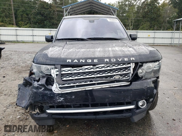 2012 Land Rover Range Rover SC with VIN SALMF1E46CA368272, listed as a Copart auction lot 78588034 with 124,179 mi miles and Salvage title. Bid and sale history available at DreamBid. Image 5.