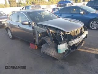 2013 Infiniti G37 Journey with VIN JN1CV6AP8DM725909, listed as a IAAI auction lot 42242649 with 89,583 mi miles and . Bid and sale history available at DreamBid. Image 1.
