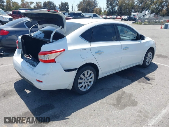 2014 Nissan Sentra SR with VIN 3N1AB7AP7EY261404, listed as a IAAI auction lot 42081926 with 170,567 mi miles and . Bid and sale history available at DreamBid. Image 4.
