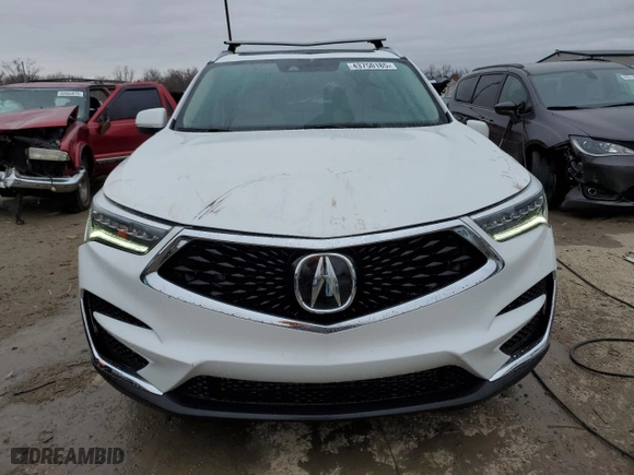 2020 Acura RDX w/Technology Pkg with VIN 5J8TC2H59LL001572, listed as a Copart auction lot 43750185 with 44,016 mi miles and Salvage Title. Bid and sale history available at carsss.com. Image 5.
