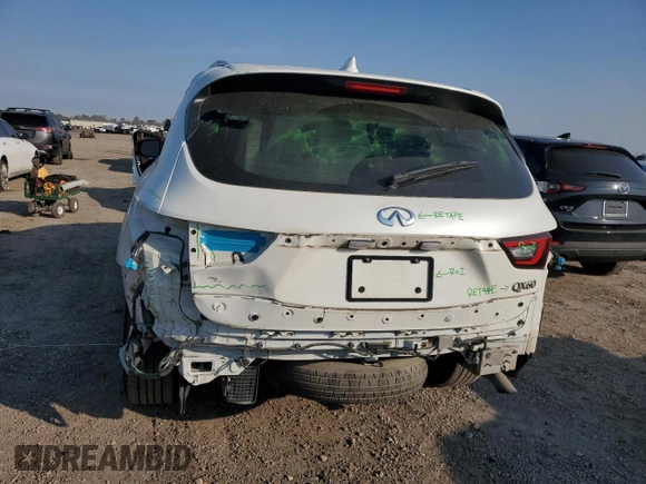 2019 Infiniti QX60 Luxe with VIN 5N1DL0MN9KC521956, listed as a Copart auction lot 47044395 with 63,093 mi miles and Salvage Title. Bid and sale history available at DreamBid. Image 6.