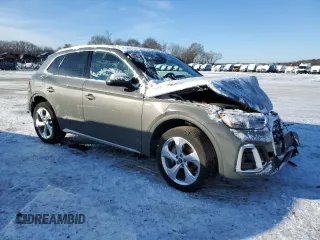 2023 Audi Q5 S line Premium Plus with VIN WA1EAAFY2P2180824, listed as a Copart auction lot 41859325 with 28,491 mi miles and Salvage Title. Bid and sale history available at carsss.com. Image 4.