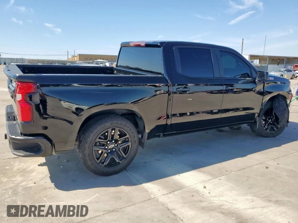 2023 Chevrolet Silverado 1500 RST with VIN 1GCUDEE87PZ309357, listed as a Copart auction lot 44620385 with 27,774 mi miles and Salvage Title. Bid and sale history available at DreamBid. Image 3.
