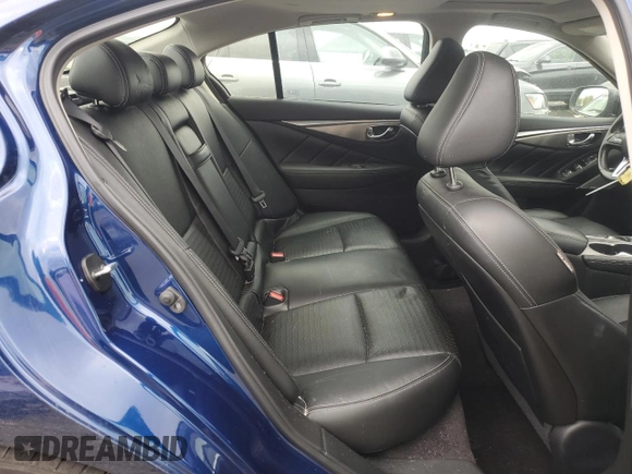 2019 Infiniti Q50 3.0t LUXE with VIN JN1EV7AP9KM515945, listed as a Copart auction lot 43646065 with 66,658 mi miles and Salvage Title. Bid and sale history available at carsss.com. Image 10.