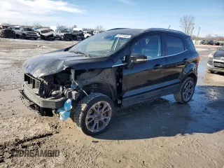 2019 Ford EcoSport Titanium z VIN MAJ6S3KL2KC281562, wystawiony jako Copart lot #42211455 z przebiegiem 79 736 mil mil oraz Szkody całkowita. Historia ofert i sprzedaży dostępna na DreamBid. Obrazek 1.