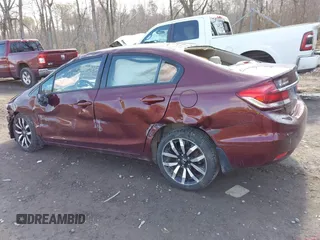 2015 Honda Civic Sedan EX-L with VIN 19XFB2F98FE288744, listed as a IAAI auction lot 41917521 with 113,860 mi miles. Bid and sale history available at carsss.com. Image 14.