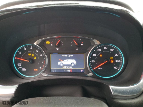 2023 Chevrolet Traverse LT Cloth with VIN 1GNEVGKW8PJ162858, listed as a Copart auction lot 41449485 with 11,545 mi miles and Non Repairable. Bid and sale history available at carsss.com. Image 9.