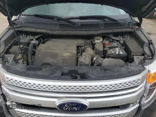 2015 Ford Explorer XLT with VIN 1FM5K7D84FGA99801, listed as a Copart auction lot 54757755 with 120,428 mi miles and Salvage Title. Bid and sale history available at DreamBid. Image 12.
