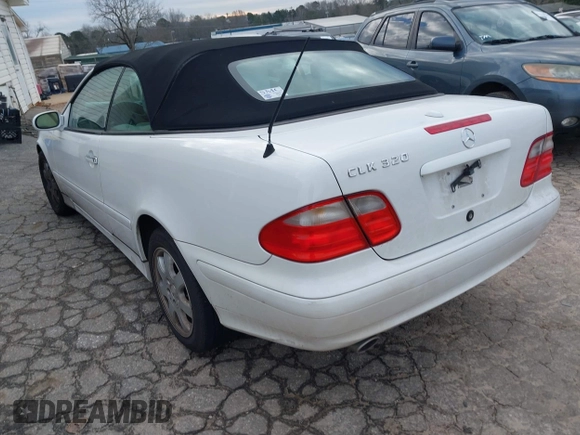 2001 Mercedes-Benz CLK 320/430 with VIN WDBLK65G71T058136, listed as a IAAI auction lot 41302566 with 82,858 mi miles and . Bid and sale history available at DreamBid. Image 3.