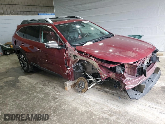2023 Subaru Outback Touring XT with VIN 4S4BTGPD0P3158571, listed as a Copart auction lot 52490705 with 19,285 mi miles and Salvage title. Bid and sale history available at DreamBid. Image 4.