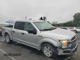 2018 Ford F-150 XL with VIN 1FTEW1EP3JFD05281, listed as a Copart auction lot 50724245 with 48,541 mi miles and Salvage title. Bid and sale history available at DreamBid. Image 4.