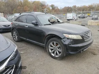 2006 Infiniti FX35 with VIN JNRAS08U46X101158, listed as a Copart auction lot 78826314 with 0 mi miles and Salvage Title. Bid and sale history available at carsss.com. Image 4.