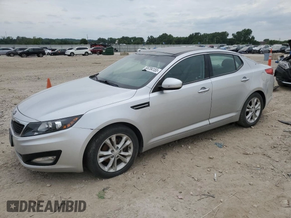 2013 Kia Optima EX z VIN 5XXGN4A78DG168475, wystawiony jako Copart lot #60784155 z przebiegiem Nie podano mil oraz Czysty tytuł • Clean title. Historia ofert i sprzedaży dostępna na DreamBid. Obrazek 1.