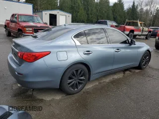 2016 Infiniti Q50 Premium with VIN JN1CV7ARXGM252395, listed as a Copart auction lot 49374055 with 101,369 mi miles and Salvage Title. Bid and sale history available at carsss.com. Image 3.
