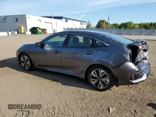 2016 Honda Civic EX-T with VIN 2HGFC1F44GH114785, listed as a Copart auction lot 57383755 with 168,529 mi miles and Salvage title. Bid and sale history available at DreamBid. Image 2.