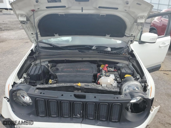 2018 Jeep Renegade Latitude with VIN ZACCJBBB9JPH42557, listed as a Copart auction lot 74378363 with NaN miles and Salvage Title. Bid and sale history available at carsss.com. Image 12.