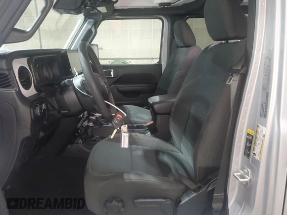 2024 Jeep Wrangler Sport S with VIN 1C4PJXDN8RW252972, listed as a Copart auction lot 66298315 with 34,574 mi miles and Clean title. Bid and sale history available at DreamBid. Image 7.