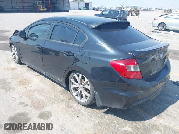 2012 Honda Civic Si z VIN 2HGFB6E57CH700823, wystawiony jako IAAI lot #42477635 z przebiegiem 144 889 mil mil oraz . Historia ofert i sprzedaży dostępna na DreamBid. Obrazek 3.