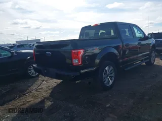 2017 Ford F-150 XL with VIN 1FTEW1EP7HFB65004, listed as a IAAI auction lot 41876164 with 105,487 mi miles. Bid and sale history available at carsss.com. Image 4.