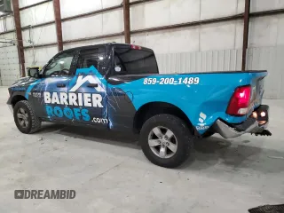 2018 Ram 1500 Express with VIN 1C6RR7FTXJS321578, listed as a Copart auction lot 82797554 with 149,676 mi miles and Salvage Title. Bid and sale history available at carsss.com. Image 2.