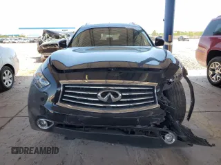 2015 Infiniti QX70 z VIN JN8CS1MW9FM481836, wystawiony jako Copart lot #57801425 z przebiegiem 130 011 mil mil oraz Szkoda całkowita • Salvage title. Historia ofert i sprzedaży dostępna na DreamBid. Obrazek 5.