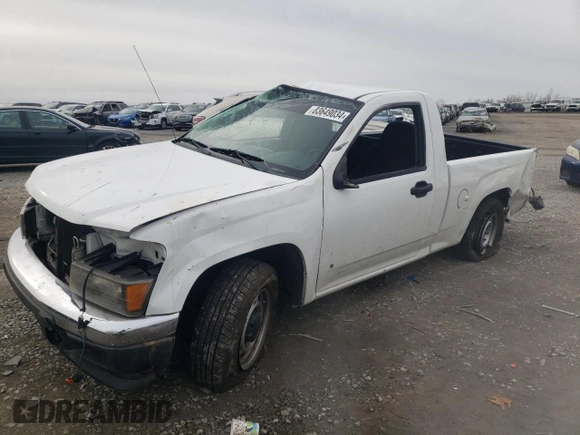 2009 GMC Canyon Work Truck with VIN 1GTCS149X98105620, listed as a Copart auction lot 83649034 with 193,347 mi miles and Salvage Title. Bid and sale history available at carsss.com. Image 1.