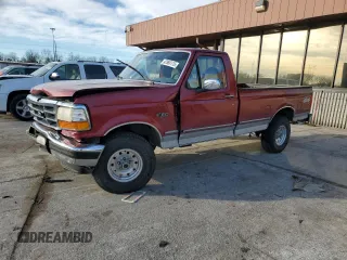 1996 Ford F-150 Special with VIN 1FTEF14N0TLB06564, listed as a Copart auction lot 42989175 with 185,893 mi miles and Salvage Title. Bid and sale history available at carsss.com. Image 1.