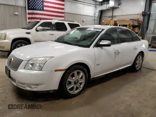 2008 Mercury Sable Premier z VIN 1MEHM42W88G622525, wystawiony jako Copart lot #58649965 z przebiegiem 58 939 mil mil oraz Czysty tytuł • Clean title. Historia ofert i sprzedaży dostępna na DreamBid. Obrazek 1.