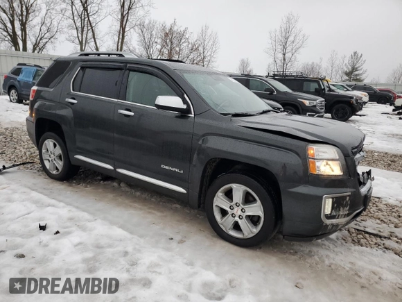 2017 GMC Terrain Denali with VIN 2GKALREK6H6131371, listed as a Copart auction lot 41731835 with 121,715 mi miles and Salvage title. Bid and sale history available at DreamBid. Image 4.