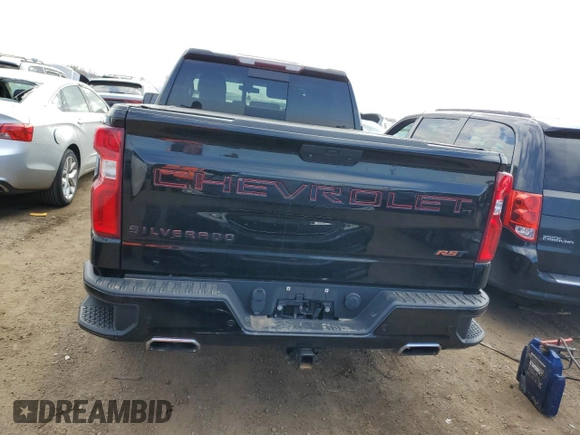 2019 Chevrolet Silverado 1500 RST with VIN 1GCRYEED3KZ241669, listed as a Copart auction lot 50583165 with 69,056 mi miles and Salvage Title. Bid and sale history available at DreamBid. Image 6.