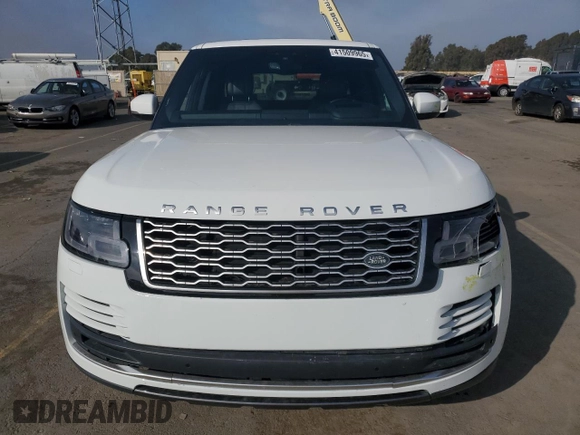 2020 Land Rover Range Rover z VIN SALGS5SE1LA412529, wystawiony jako Copart lot #41509965 z przebiegiem 24 896 mil mil oraz Szkoda całkowita • Salvage title. Historia ofert i sprzedaży dostępna na DreamBid. Obrazek 5.