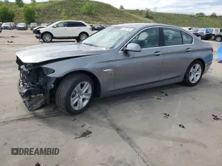 2012 BMW 5 Series 528i xDrive with VIN WBAXH5C58CDW08676, listed as a Copart auction lot 56765105 with 105,147 mi miles and Salvage title. Bid and sale history available at DreamBid. Image 1.