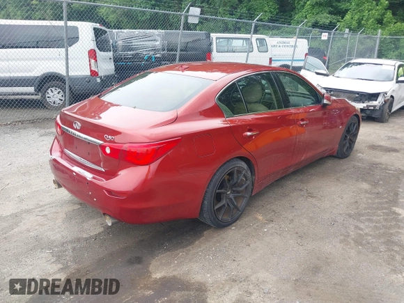 2014 Infiniti Q50 с VIN JN1BV7AP4EM685217, выставлен на аукционе IAAI как лот 42716244 с пробегом 80 906 миль миль и . История ставок и продаж доступна на DreamBid. Изображение 4.