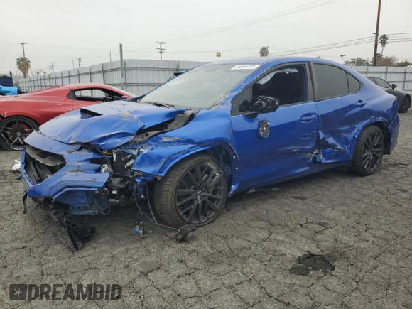 2024 Subaru WRX Premium with VIN JF1VBAH66R9806809, listed as a Copart auction lot 54609485 with 12,610 mi miles and Salvage title. Bid and sale history available at DreamBid. Image 1.