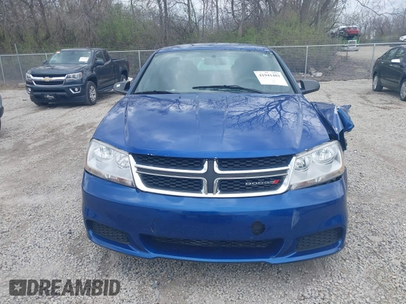 2014 Dodge Avenger SE with VIN 1C3CDZAB9EN235338, listed as a IAAI auction lot 41941403 with 144,085 mi miles. Bid and sale history available at carsss.com. Image 12.