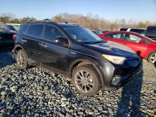 2017 Toyota RAV4 Hybrid Limited with VIN JTMDJREV0HD128086, listed as a Copart auction lot 72518422 with 26,904 mi miles. Bid and sale history available at carsss.com. Image 4.