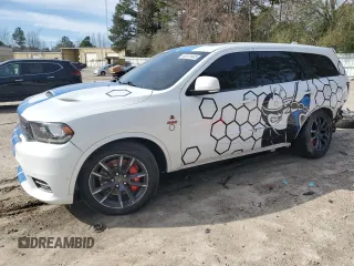2020 Dodge Durango SRT with VIN 1C4SDJGJ2LC324636, listed as a Copart auction lot 46131445 with 40,694 mi miles and Salvage Title. Bid and sale history available at carsss.com. Image 1.