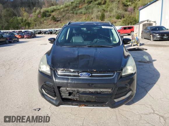 2014 Ford Escape Titanium with VIN 1FMCU9J94EUE57909, listed as a Copart auction lot 51955785 with 154,819 mi miles and Salvage Title. Bid and sale history available at DreamBid. Image 5.