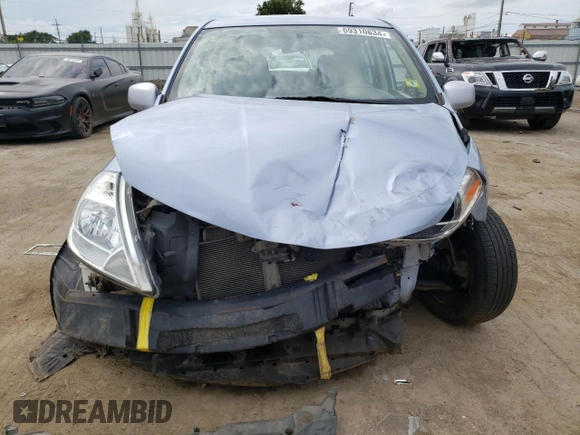 2011 Nissan Versa 1.8 S with VIN 3N1BC1CP9BL504540, listed as a Copart auction lot 69310634 with 75,726 mi miles and Salvage Title. Bid and sale history available at carsss.com. Image 5.