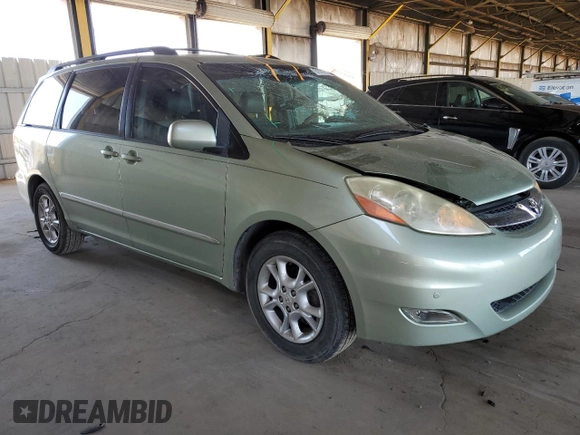 2006 Toyota Sienna XLE with VIN 5TDZA22CX6S479749, listed as a Copart auction lot 51876715 with 129,488 mi miles and Salvage Title. Bid and sale history available at carsss.com. Image 4.