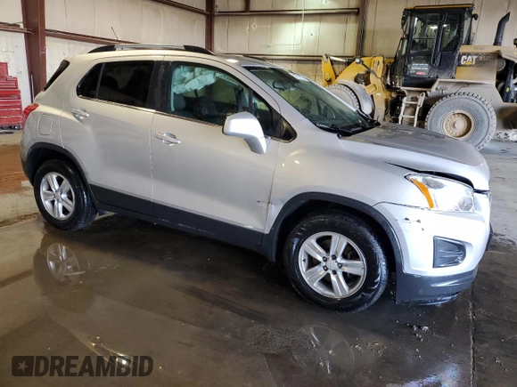 2016 Chevrolet Trax LT with VIN 3GNCJLSB2GL258308, listed as a Copart auction lot 47611985 with 148,030 mi miles and Salvage Title. Bid and sale history available at DreamBid. Image 4.