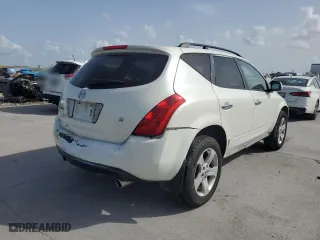 2005 Nissan Murano SL with VIN JN8AZ08T35W331396, listed as a Copart auction lot 73382124 with 170,516 mi miles and Salvage Title. Bid and sale history available at carsss.com. Image 5.