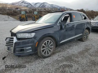 2017 Audi Q7 Premium Plus with VIN WA1LAAF76HD016853, listed as a Copart auction lot 87131584 with 0 mi miles and Salvage Title. Bid and sale history available at carsss.com. Image 1.