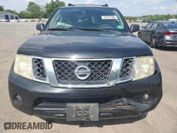 2010 Nissan Pathfinder S with VIN 5N1AR1NB0AC630249, listed as a Copart auction lot 63327905 with 119,913 mi miles and Salvage title. Bid and sale history available at DreamBid. Image 5.