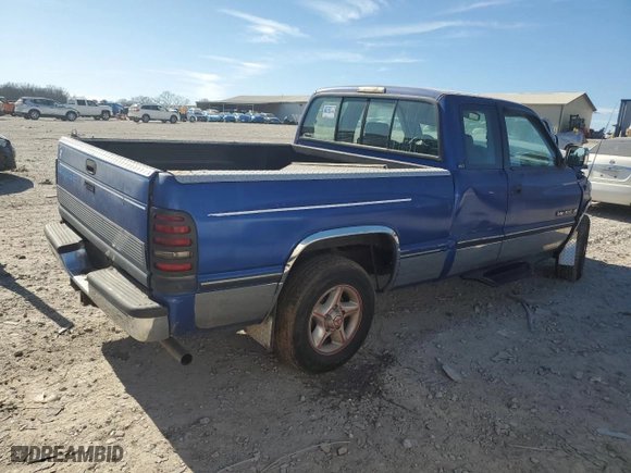 1996 Dodge Ram 1500 with VIN 3B7HC13Z1TG131478, listed as a Copart auction lot 46857135 with 57,047 mi miles and Salvage Title. Bid and sale history available at carsss.com. Image 3.