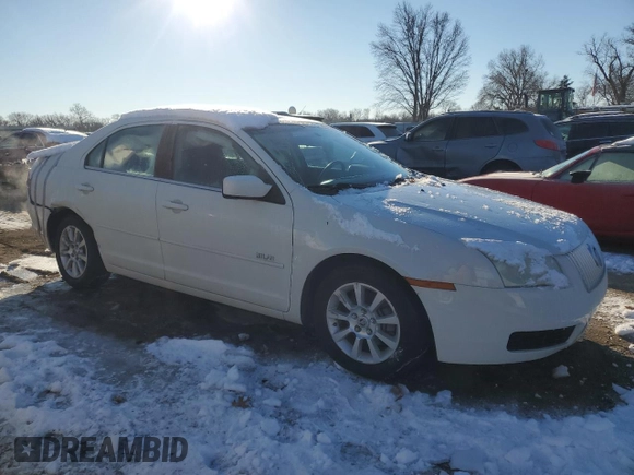 2008 Mercury Milan with VIN 3MEHM07Z58R621143, listed as a Copart auction lot 88275745 with 166,017 mi miles and Salvage Title. Bid and sale history available at carsss.com. Image 4.