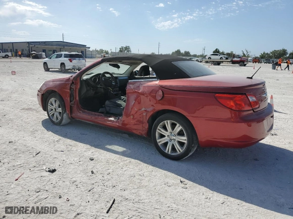 2010 Chrysler Sebring Touring with VIN 1C3BC5EDXAN122477, listed as a Copart auction lot 50874395 with 0 mi miles and Non Repairable. Bid and sale history available at carsss.com. Image 2.