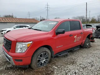 2023 Nissan Titan SV с VIN 1N6AA1EDXPN100457, выставлен на аукционе Copart как лот 81621194 с пробегом 21 820 миль миль и Списание • Salvage title. История ставок и продаж доступна на DreamBid. Изображение 1.