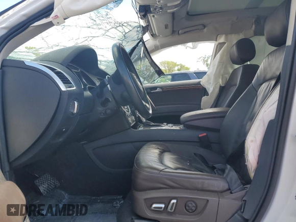 2015 Audi Q7 Premium Plus with VIN WA1LGAFE6FD029046, listed as a Copart auction lot 57629135 with 116,962 mi miles and Salvage title. Bid and sale history available at DreamBid. Image 7.